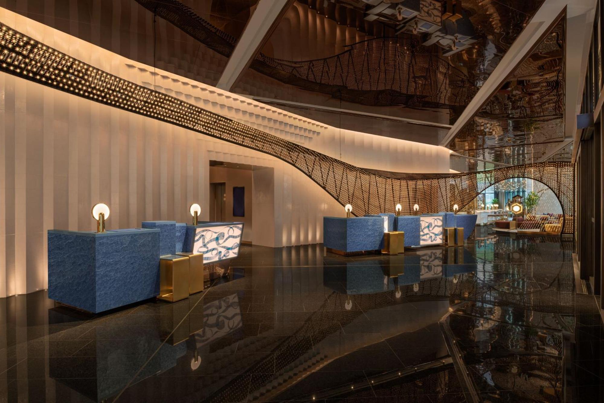W Macau - Studio City Buitenkant foto The lobby of the hotel